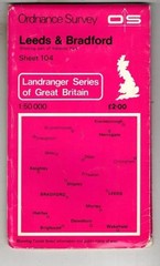 Landranger Sheet 104 Leeds & Bradford : Ordnance Survey