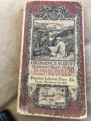 MARLBOROUGH- 1929 OS Popular Edition 1” Contoured Road Map