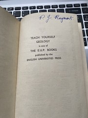 Teach Yourself . Geology – A. Raistrick 1943 1st edition Very Rare