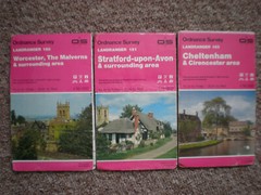 150 151 163 STRATFORD CHELTENHAM WORCESTER LANDRANGER OS ORDNANCE SURVEY MAPS