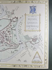BROTHER CADFAEL SHREWSBURY MAP 1990 JOHN GARNONS WILLIAMS MEDIEVAL STYLE HISTORY