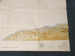 Topographic Tactical Chart Alicante Spain TTC GI-B Large Map 1:500000 Pilots Sea