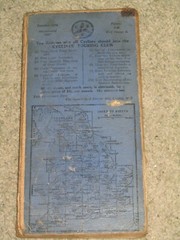 Bartholomews Revised Half Inch Map: sheet 29 Berkshire – 1929 on dissected cloth