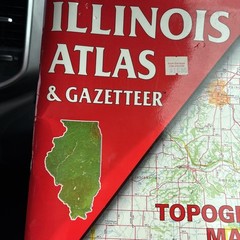 DeLorme First Edition Topographical Road Atlas and Gazetteers IL