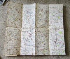 Ordnance Survey BANBURY 145. Pub 1946. One-Inch Paper.