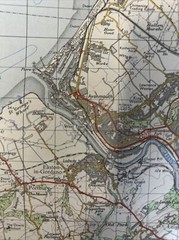 BRISTOL & NEWPORT – Ordnance Survey One Inch Map Sheet 155 1967 Portishead