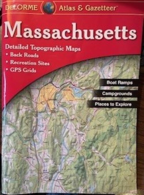 Massachusetts Atlas & Gazetteer – Detailed Topographic Maps, Back Roads