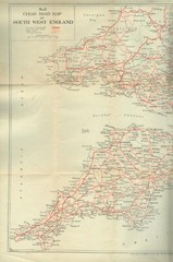 Geographia Motorists & Cyclists Clear Road Map No.2 South West England & S Wales
