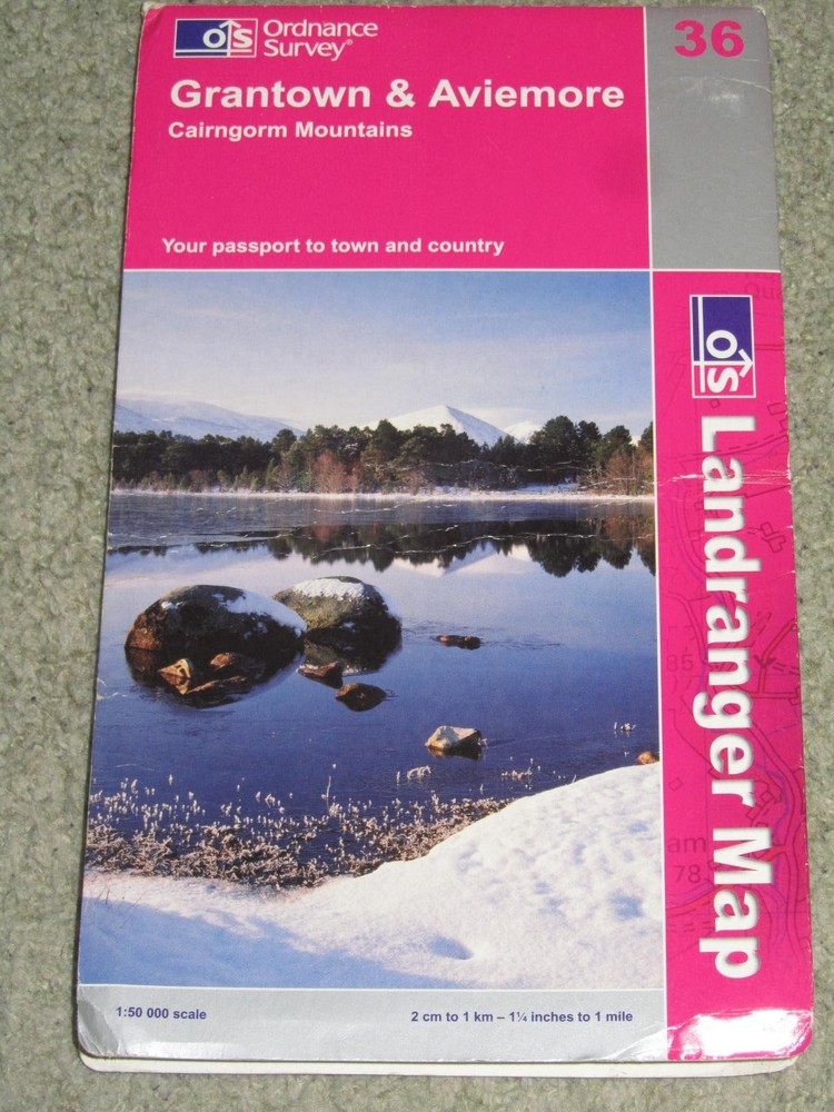 Ordnance Survey Landranger maps, surplus stock to clear from £1.07 – good condit