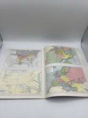 Vintage 1965 Rand McNally Historical World Atlas Stonehenge Cover Very Good Cond