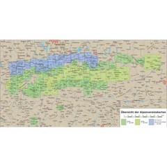 Austria/Italy 1:25k Zillertaler Alpen 35/3: East (Walking and Ski Routes)