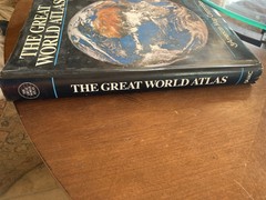 The great world Atlas Large Book American map corporation