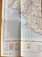 1968 Ordnance Survey One Inch Seventh Series Map 188 Torquay (incl Brixham )