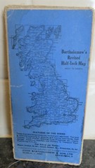 Bartholomew’s Revised Half Inch Map of Cambridge Folded Map Good Condition