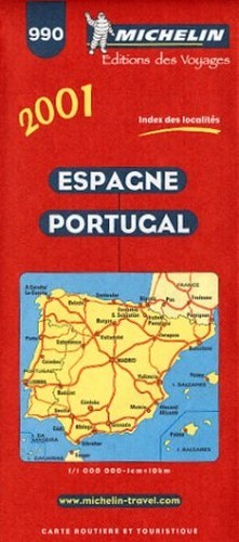 Spain and Portugal: 990 (Michelin Country Maps) Sheet map, folded Book The Fast