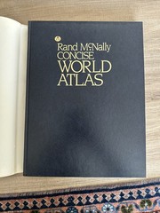 Rand McNally Concise World Atlas Hardcover Color Maps Reference Geography Book