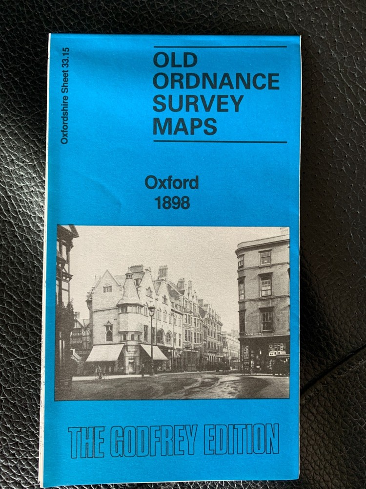 Old Ordnance Survey Map Oxford 1898 the Godfrey Edition Oxfordshire Sheet 33.15