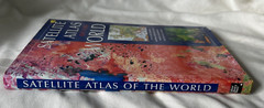 Unread But Stored Satellite Atlas Of The World Colour Library Direct Text Book