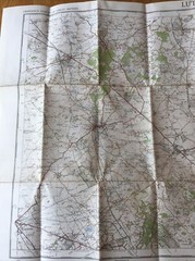 1935 Ordnance Survey One Inch Fifth Edition Cloth Map 95 Luton (incl Dunstable )