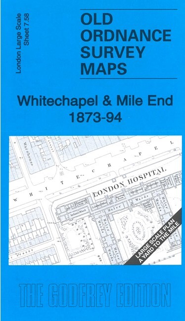 Whitechapel & Mile End 1873-94 London Large Scale Sheet 7.58 by Pamela Taylor