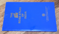 Original Vintage Tourist Road Map Of India 1993 Retro Atlas Touring Map