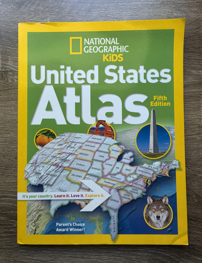 National Geographic Kids United States Atlas 5th Edition Hardcover