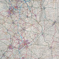AA 5-Mile Motorists’ Map Series 2. South East & East Midlands (2nd Edition 1981)