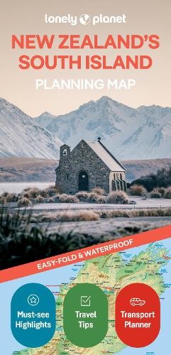 Lonely Planet Lonely Planet New Zealand’s South Island Planning Map (Map) Map