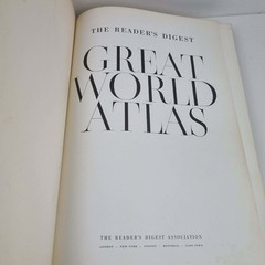 Reader’s Digest Great World Atlas 1961 Hardback Atlas Good Condition