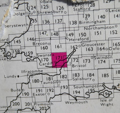 Ordnance Survey Cardiff Newport 1991 Landranger 171 1:50000