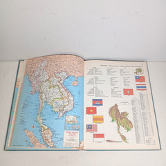 Hammond International World Atlas 1966 Edition Hardcover Book with Dust Jacket