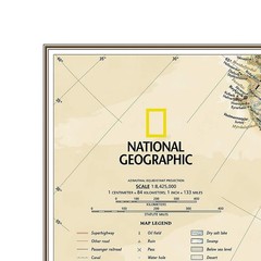 National Geographic Europe Wall Map – Executive (30.5 x 23.75 in) (National G…