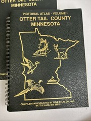 Pictorial Atlas of Otter Tail County Minnesota 1993 Battle Lake Volume 1 & 2