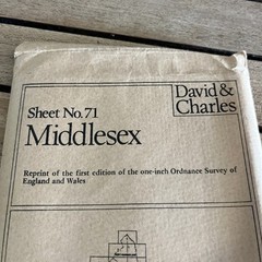 Sheet 71 Middlesex OS Map