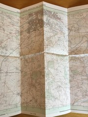 1986 Ordnance Survey Pathfinder Map 1040 SO 43/53 Hereford South – Kingstone