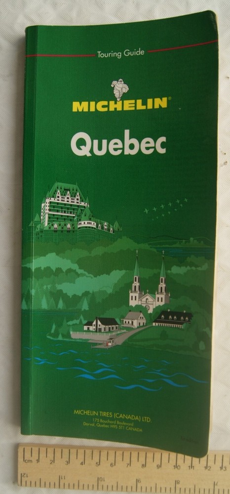 1992 Michelin Touring Guide – Quebec