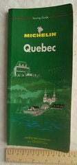 1992 Michelin Touring Guide – Quebec