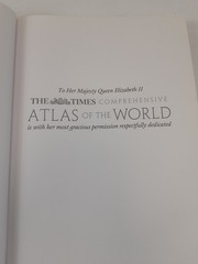 Times Comprehensive Atlas Of The World, 12th Edition Excellent Condition