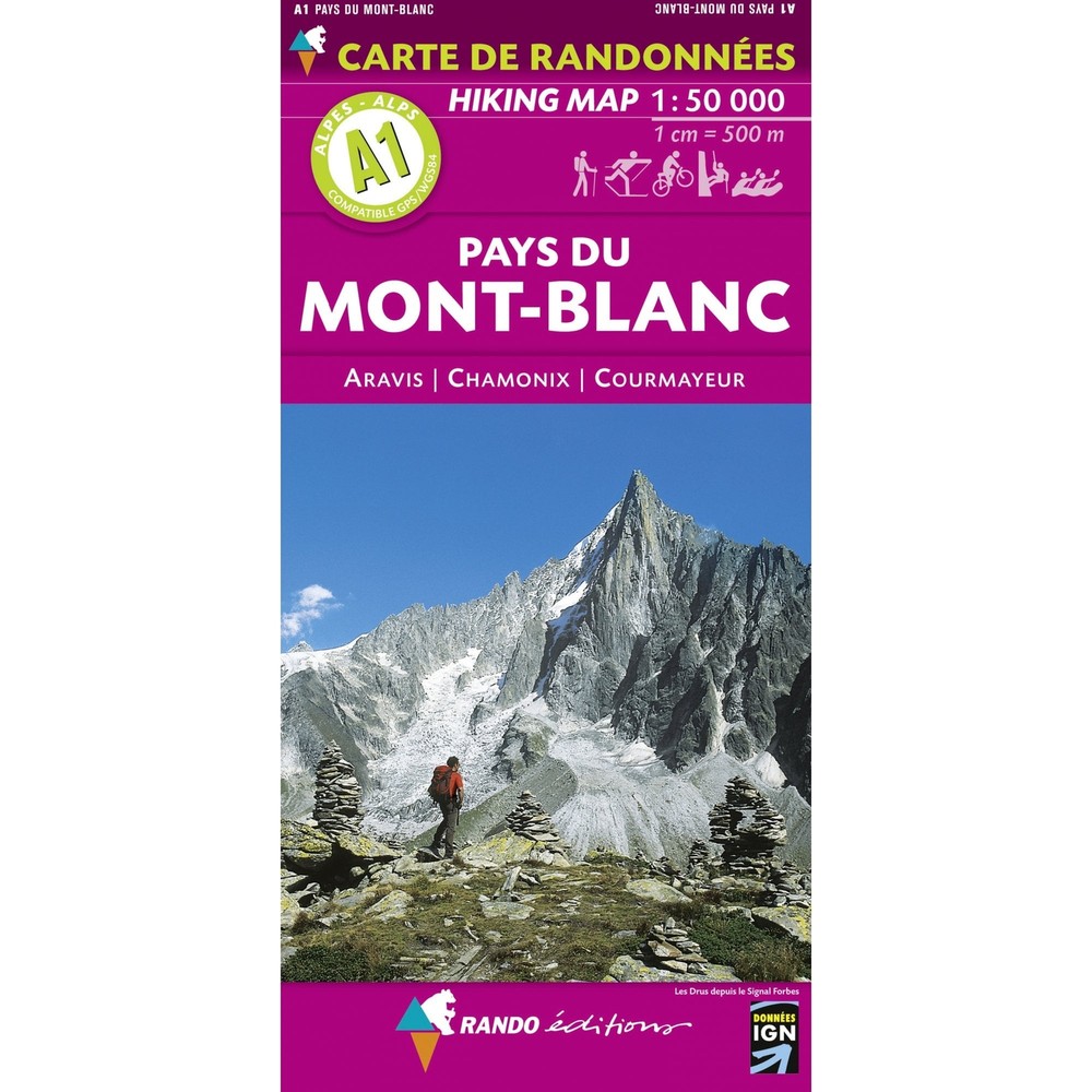Pays du Mont Blanc Hiking Map A1