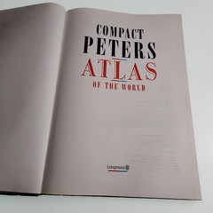 Compact Peters Atlas of the World Longman 1991 Hardback Book