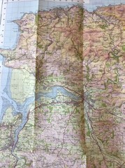 1972 Ordnance Survey One Inch Tourist Map Exmoor (incl Minehead & Barnstaple )