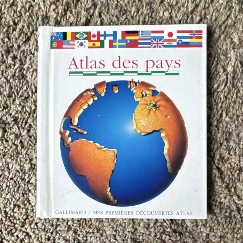 Gallimard Atlas des pays Mes Premières Découvertes Atlas Hardcover French