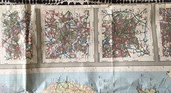 England And Wales Ordnance Survey Road Map MOD Map Used