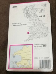 1983 old OS Ordnance Survey Landranger map 157 St David’s & Haverfordwest area