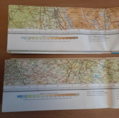 Bartholomews Vintage Maps No’s 31 & 32 N. Lancashire & West Riding 1970 & 1969