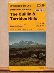 OS Outdoor Leisure 8 The Cuilin & Torridon Hills *EXCELLENT*
