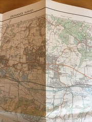 1981 Ordnance Survey Pathfinder Map SU 46/56 Newbury (incl Thatcham )