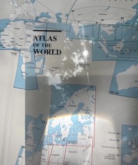 National Geographic Atlas of the World Sixth Edition Hardcover Atlas & Magnifier