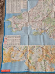 Vintage Esso Wales & South West England Folding Map No 3. 1978