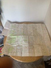 Ordnance Survey Map First Series Sheet 144 Thetford & Breckland OS